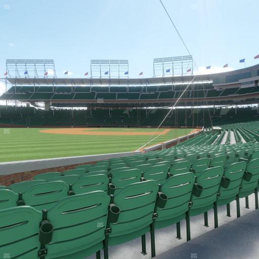 Wrigley Field - Section Club Box Outfield 3 Seat View