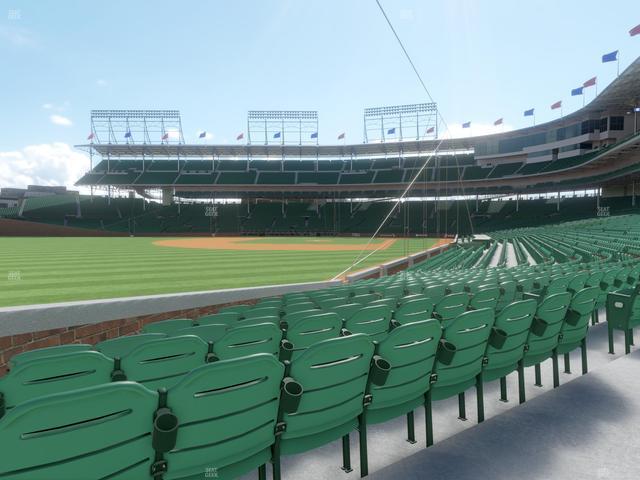 Wrigley Field - Section Club Box Outfield 3 Seat View