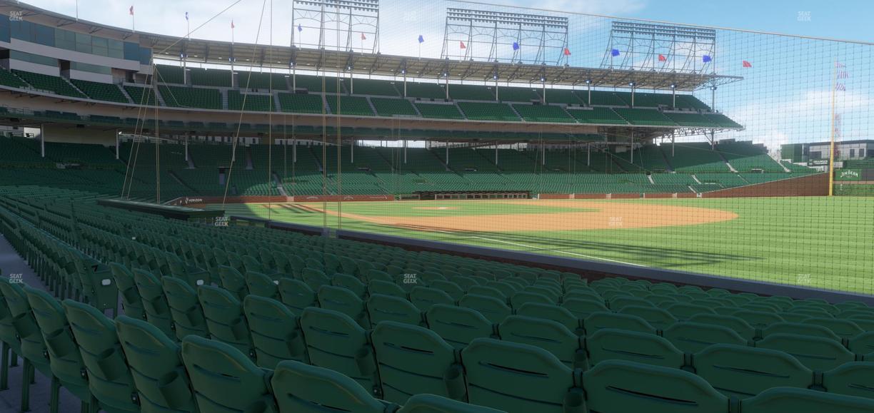 Wrigley Field - Section Club Box Outfield 30 Seat View