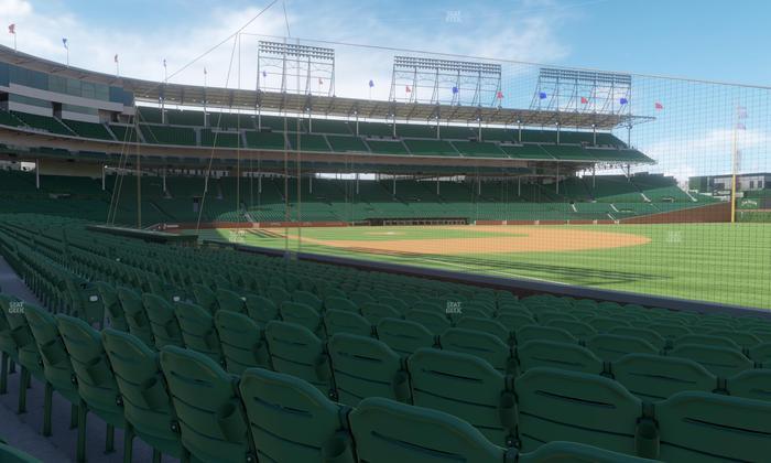 Wrigley Field - Section Club Box Outfield 30 Seat View