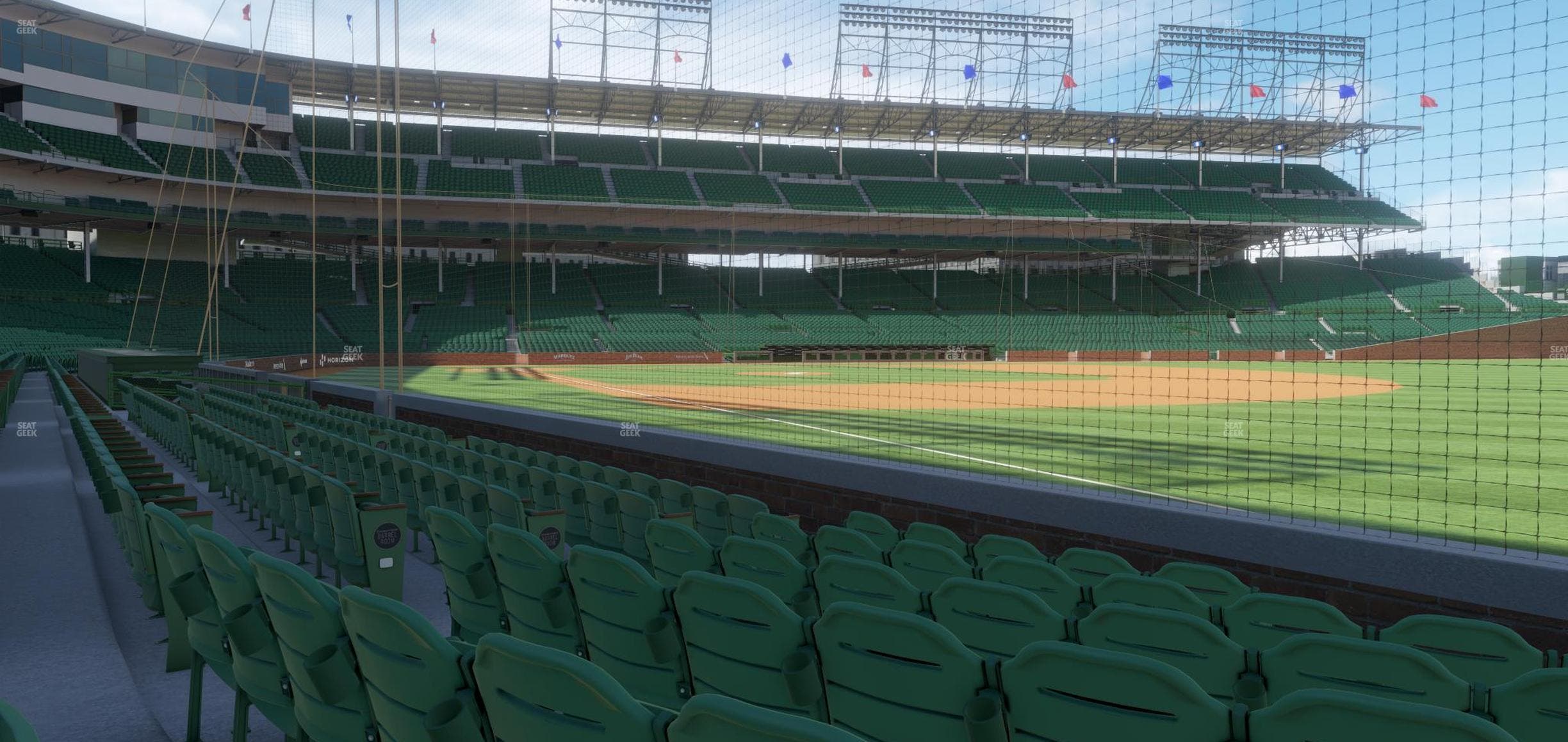Wrigley Field - Section Club Box Outfield 30 Seat View