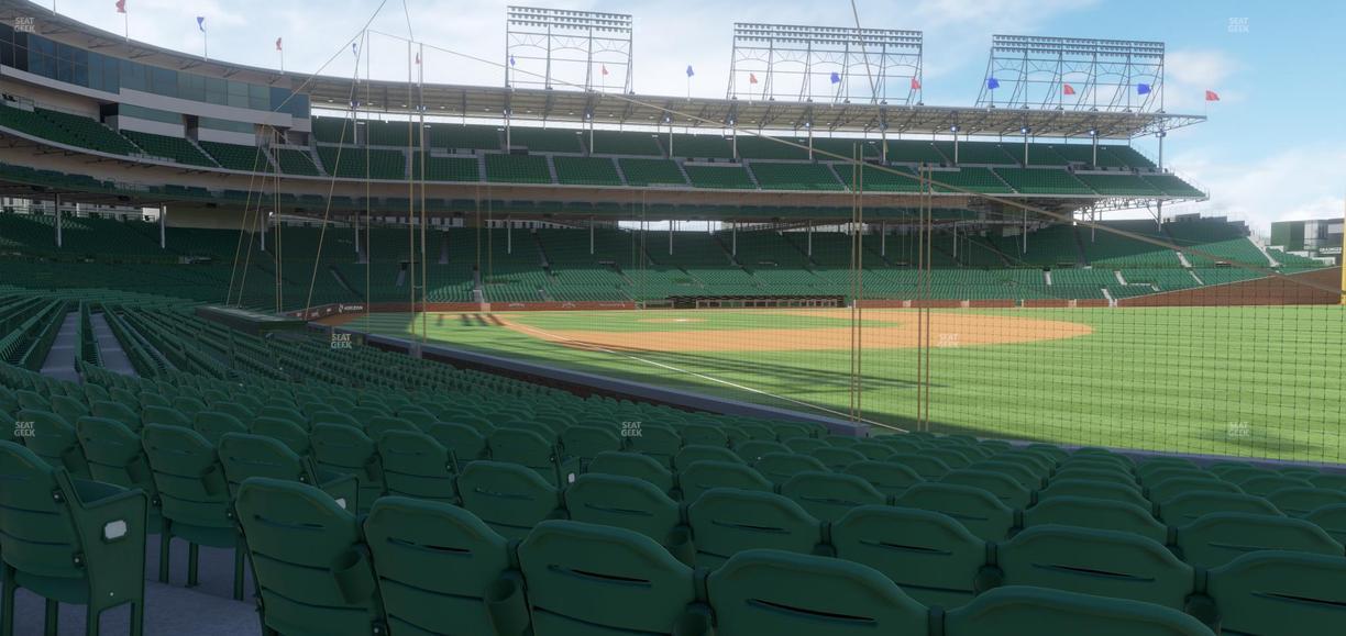 Wrigley Field - Section Club Box Outfield 31 Seat View