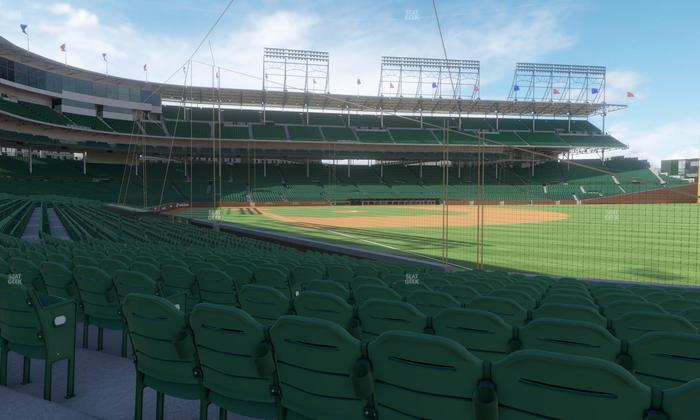 Wrigley Field - Section Club Box Outfield 31 Seat View