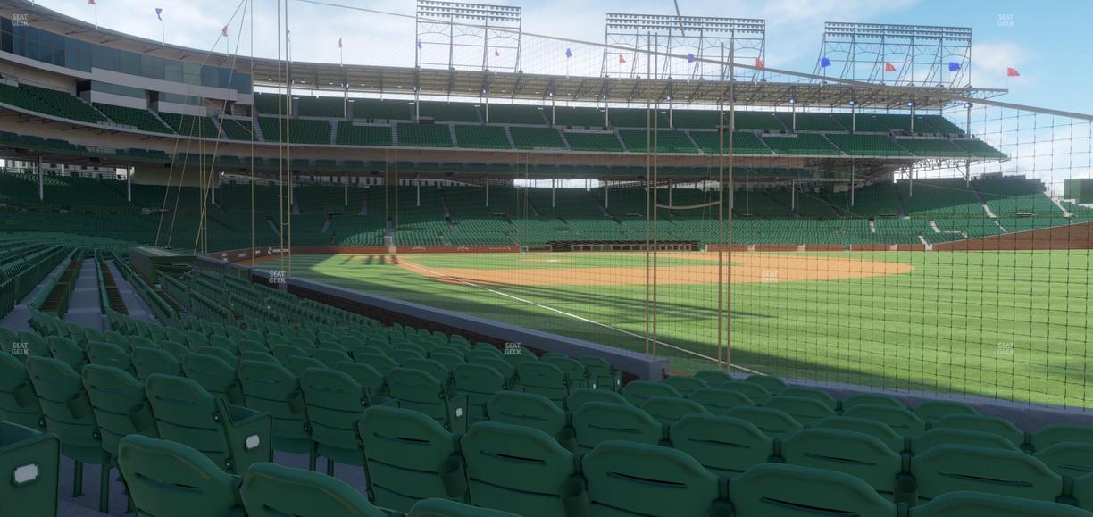 Wrigley Field - Section Club Box Outfield 31 Seat View