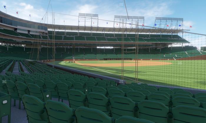 Wrigley Field - Section Club Box Outfield 31 Seat View