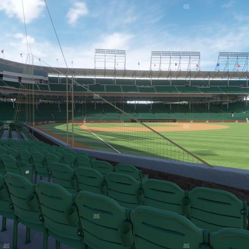 Wrigley Field - Section Club Box Outfield 32 Seat View