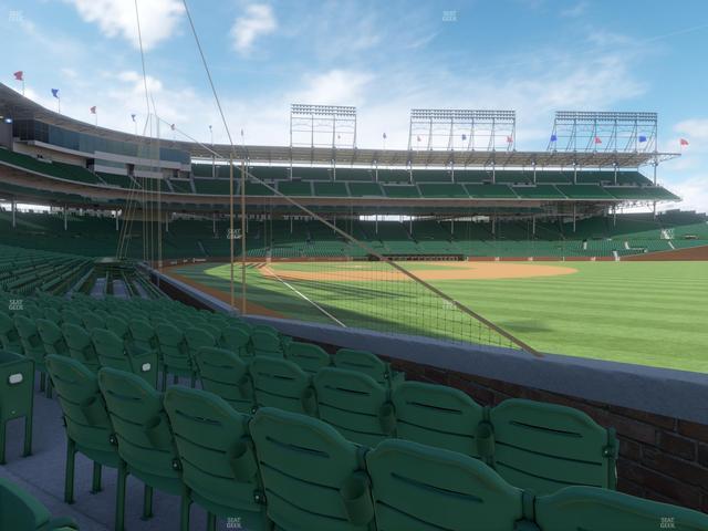 Wrigley Field - Section Club Box Outfield 32 Seat View