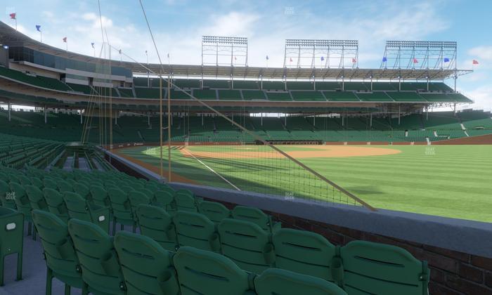 Wrigley Field - Section Club Box Outfield 32 Seat View