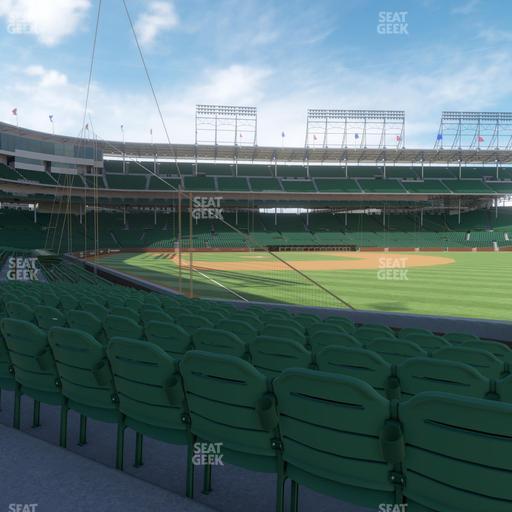 Wrigley Field - Section Club Box Outfield 32 Seat View