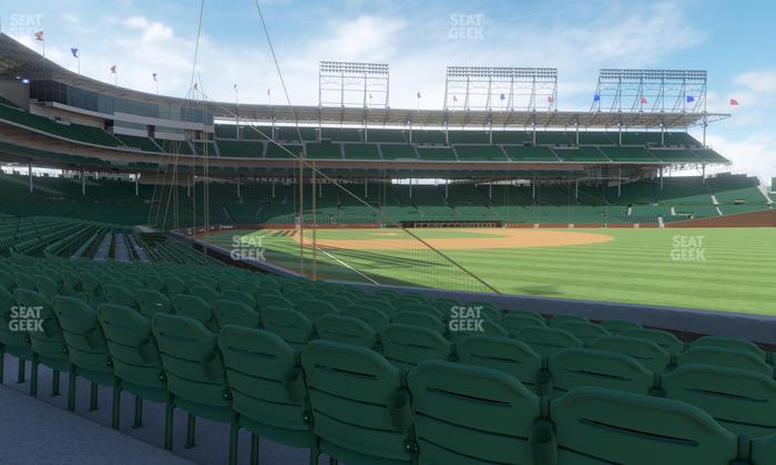 Wrigley Field - Section Club Box Outfield 32 Seat View