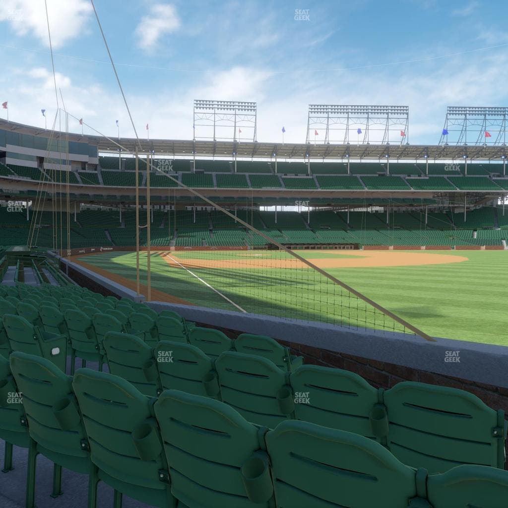 Wrigley Field - Section Club Box Outfield 32 Seat View