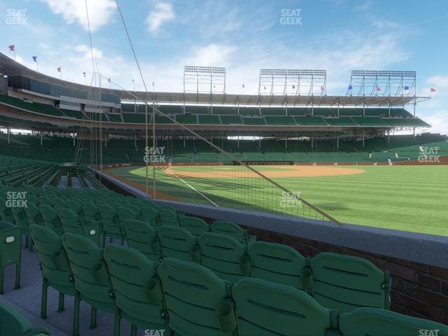 Wrigley Field - Section Club Box Outfield 32 Seat View