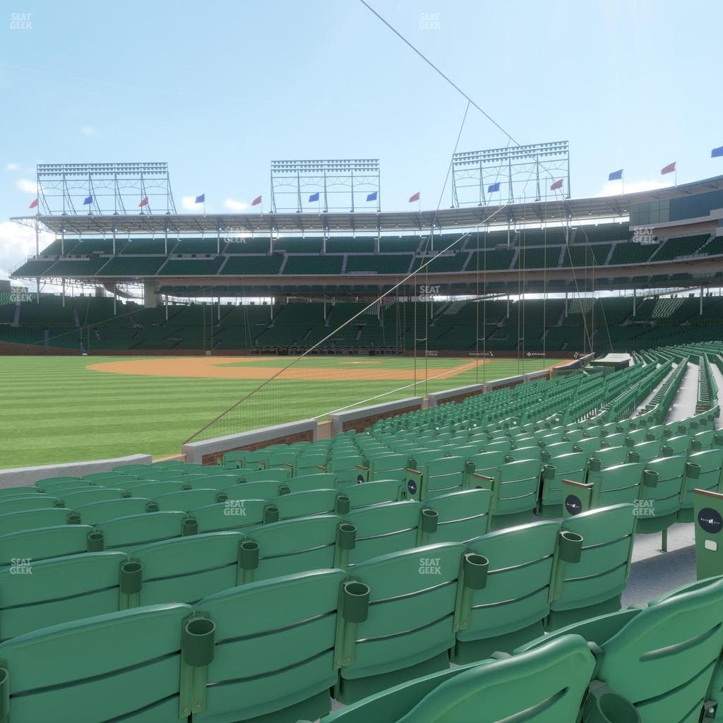 Wrigley Field - Section Club Box Outfield 4 Seat View