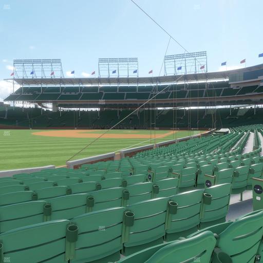Wrigley Field - Section Club Box Outfield 4 Seat View