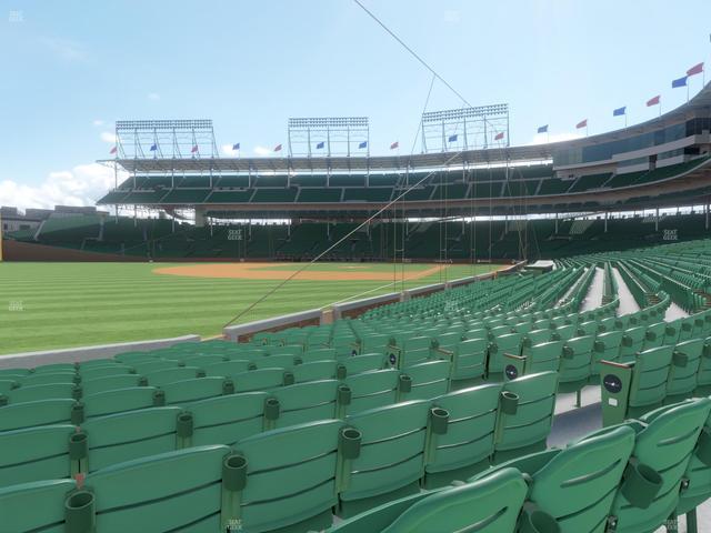 Wrigley Field - Section Club Box Outfield 4 Seat View