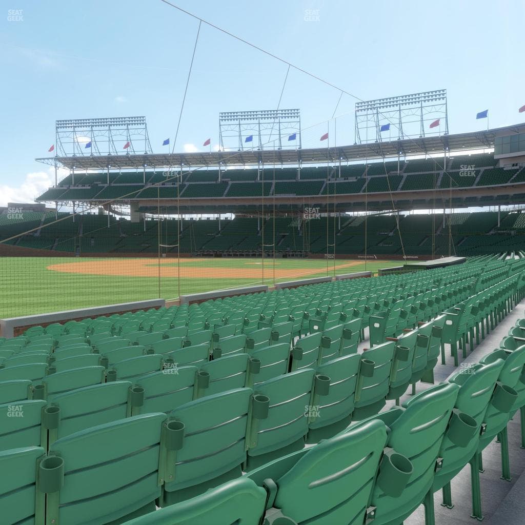 Wrigley Field - Section Club Box Outfield 5 Seat View
