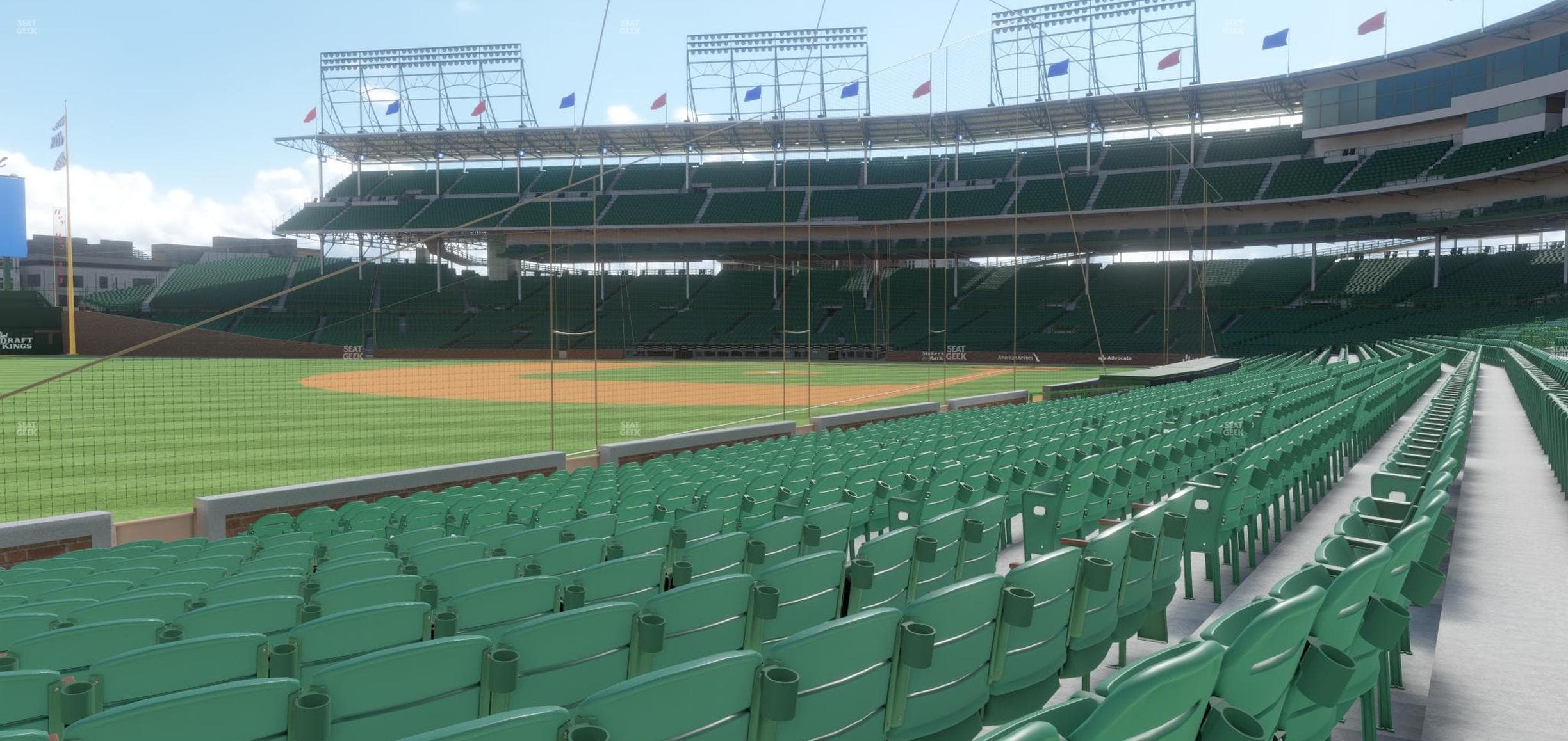 Wrigley Field - Section Club Box Outfield 5 Seat View