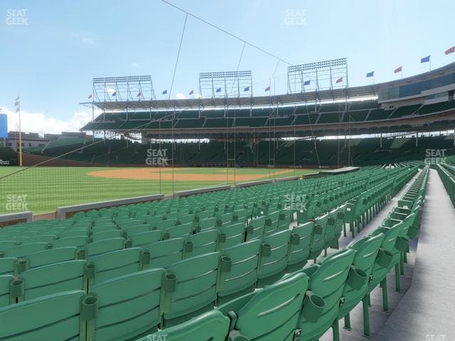 Wrigley Field - Section Club Box Outfield 5 Seat View