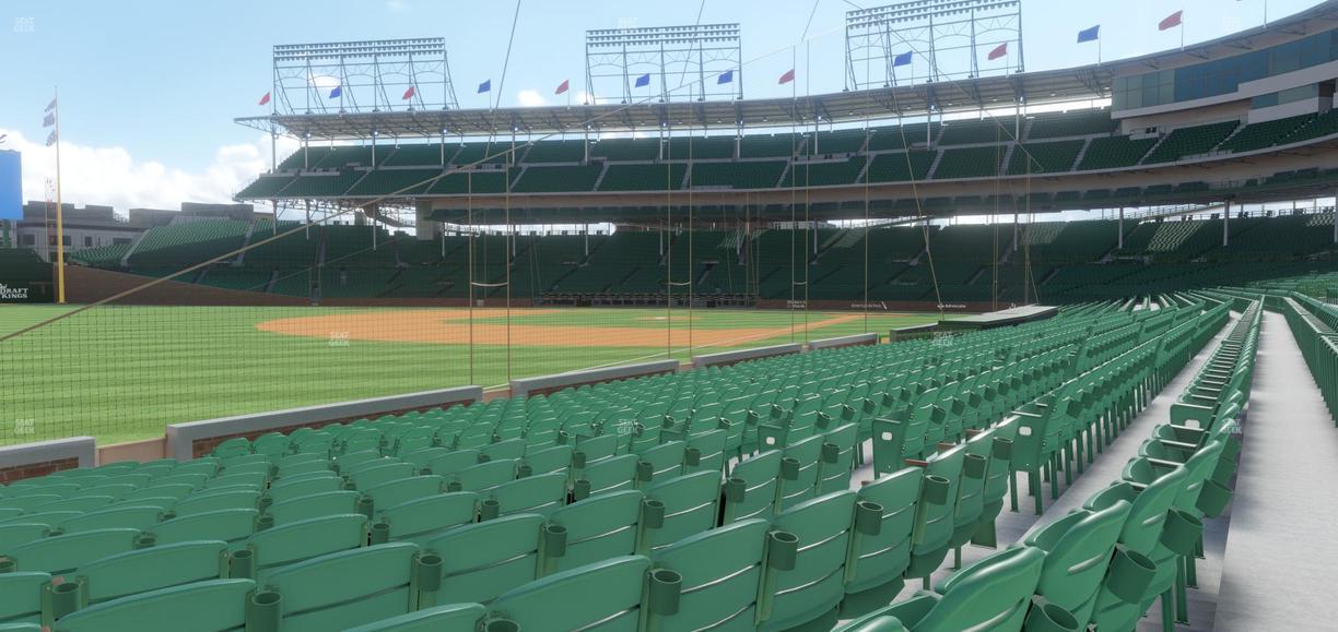 Wrigley Field - Section Club Box Outfield 5 Seat View