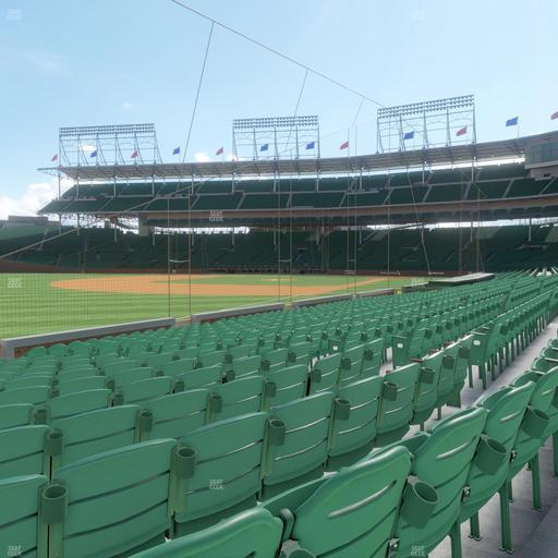 Wrigley Field - Section Club Box Outfield 5 Seat View
