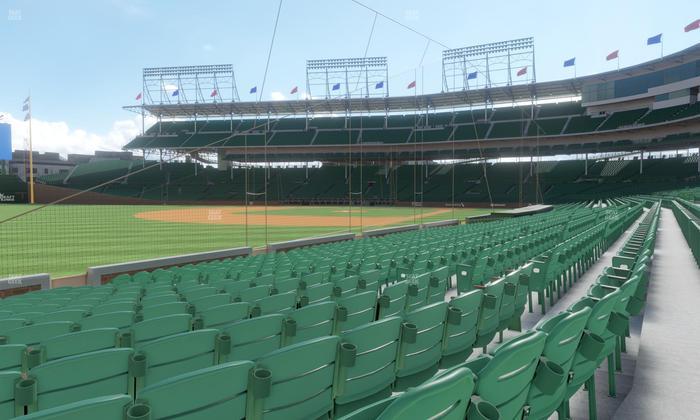 Wrigley Field - Section Club Box Outfield 5 Seat View