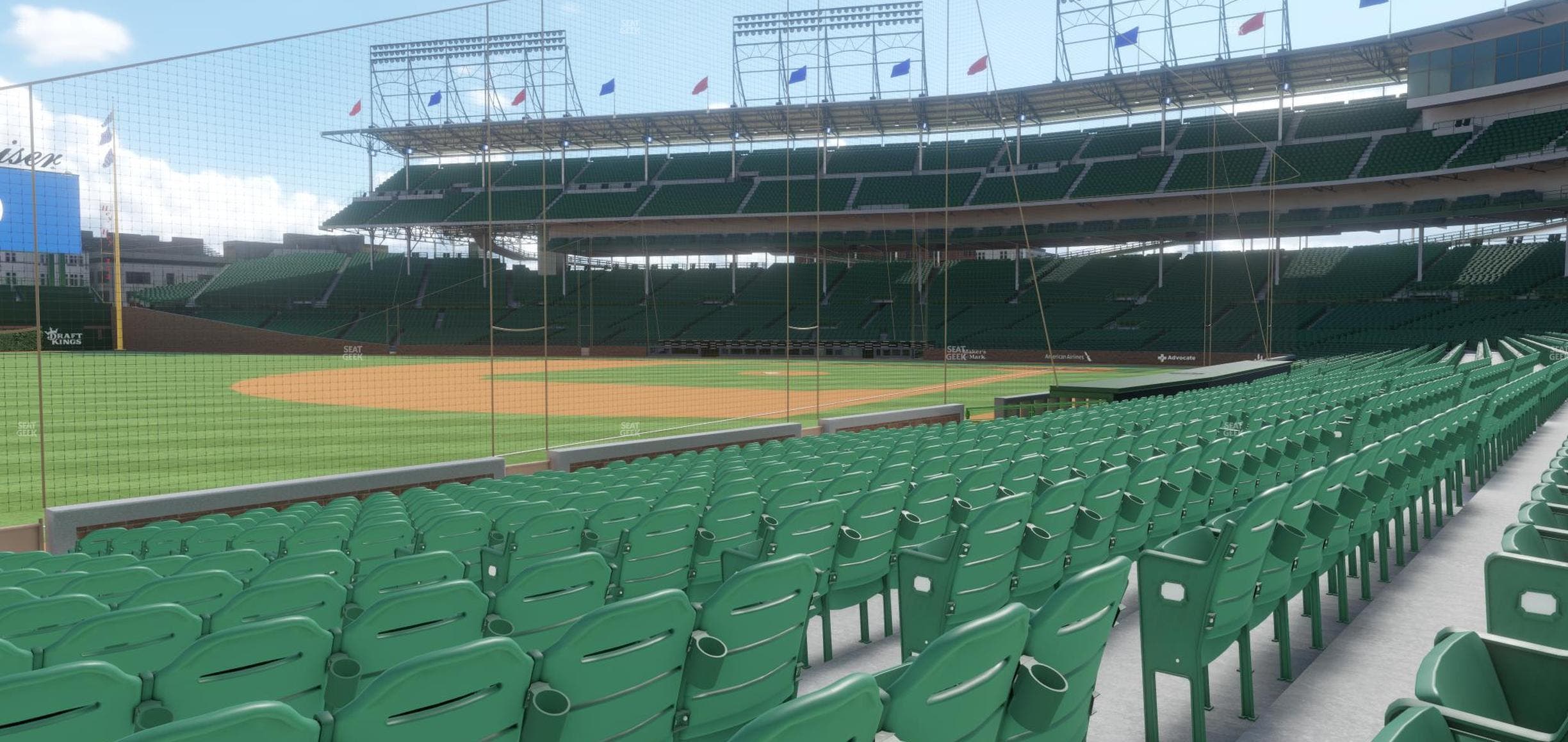 Wrigley Field - Section Club Box Outfield 6 Seat View