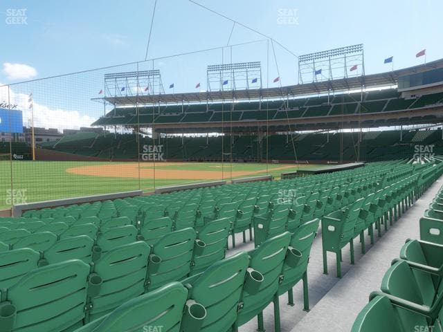 Wrigley Field - Section Club Box Outfield 6 Seat View