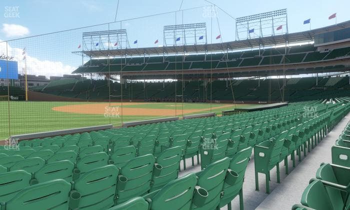 Wrigley Field - Section Club Box Outfield 6 Seat View