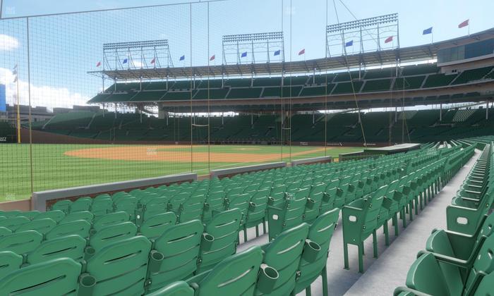 Wrigley Field - Section Club Box Outfield 6 Seat View