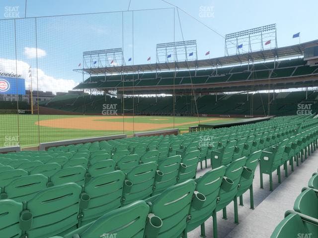 Wrigley Field - Section Club Box Outfield 7 Seat View