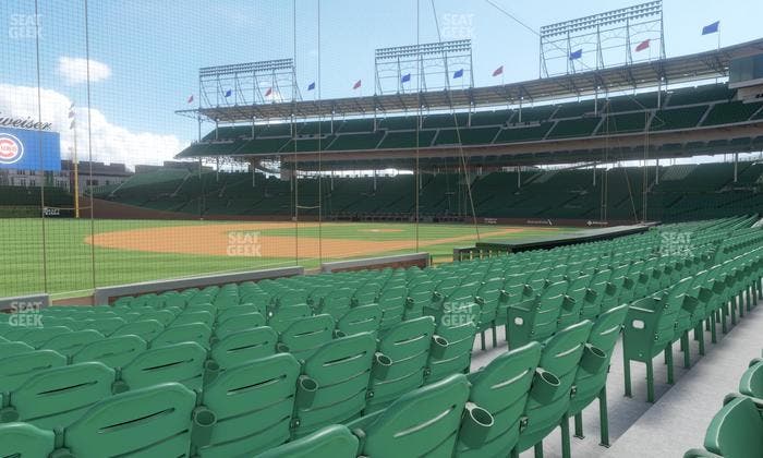 Wrigley Field - Section Club Box Outfield 7 Seat View
