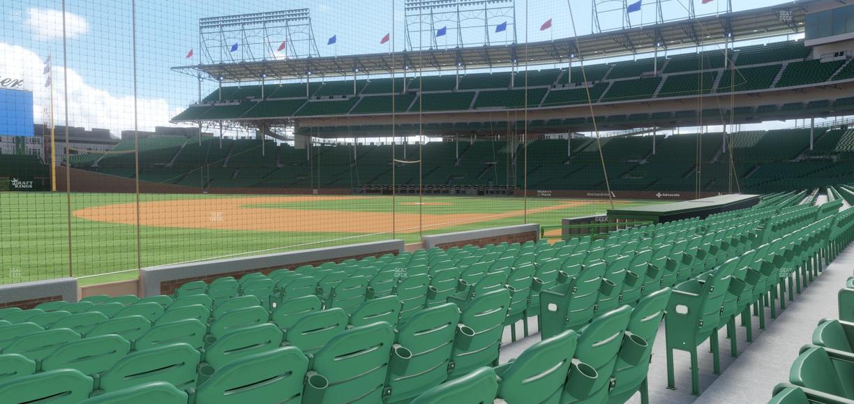 Wrigley Field - Section Club Box Outfield 7 Seat View