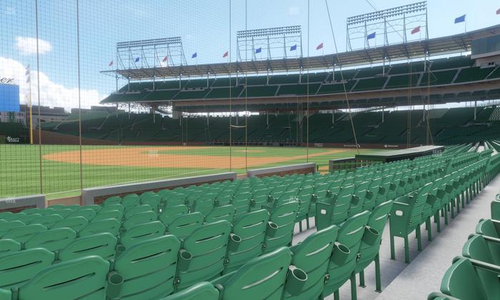 Wrigley Field - Section Club Box Outfield 7 Seat View