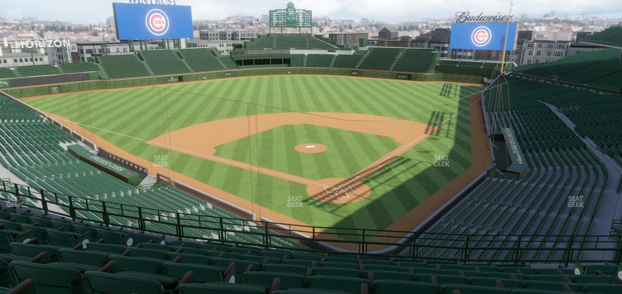 Wrigley Field - Section James Hardie Catalina Club 316 Left Seat View