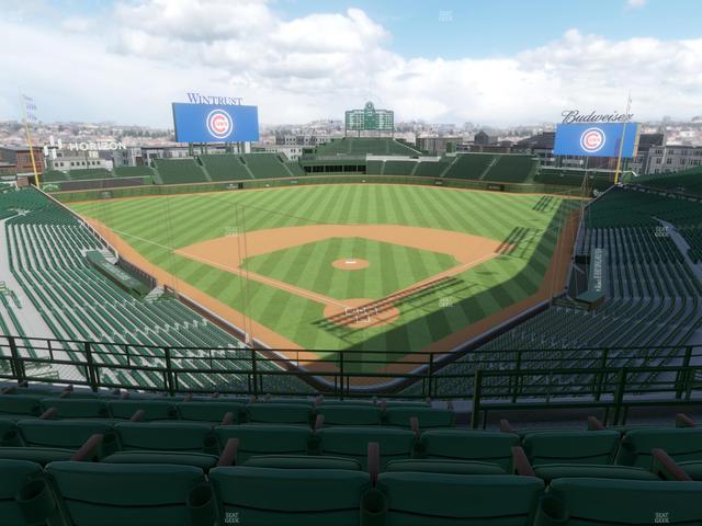 Wrigley Field - Section James Hardie Catalina Club 317 Right Seat View