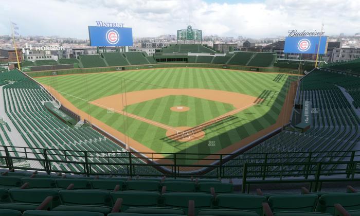 Wrigley Field - Section James Hardie Catalina Club 317 Right Seat View