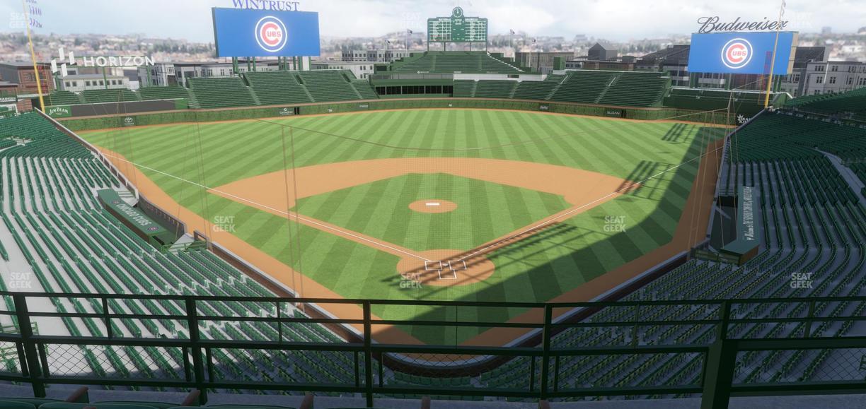 Wrigley Field - Section James Hardie Catalina Club 317 Right Seat View