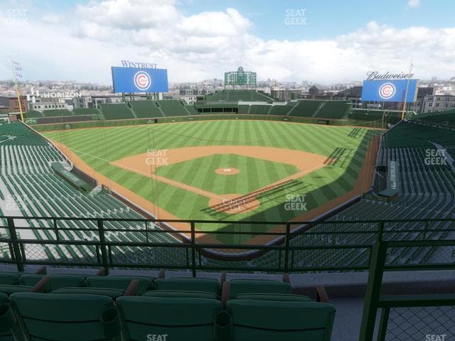 Wrigley Field - Section James Hardie Catalina Club 317 Right Seat View