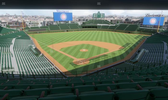 Wrigley Field - Section James Hardie Catalina Club 318 Right Seat View