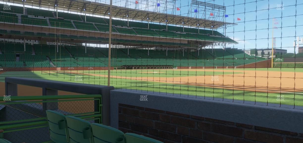 Wrigley Field - Section Makers Mark Barrel Room 27 Seat View