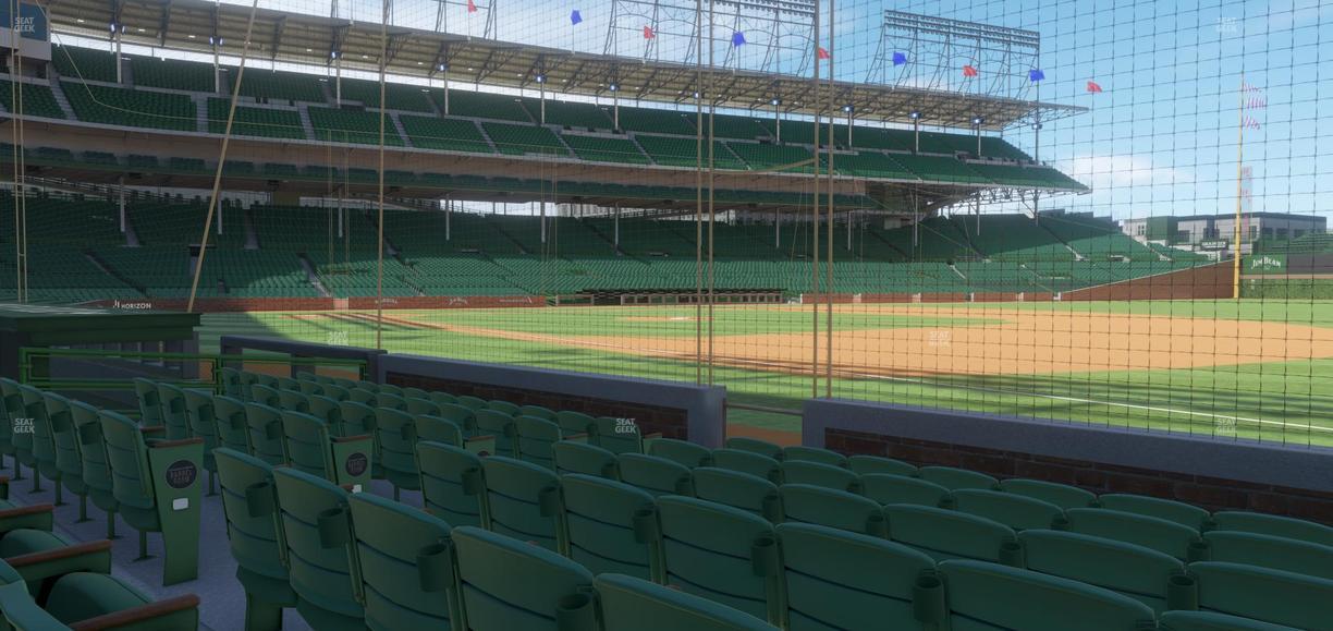 Wrigley Field - Section Makers Mark Barrel Room 28 Seat View