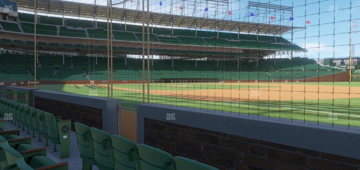 Wrigley Field - Section Makers Mark Barrel Room 28 Seat View