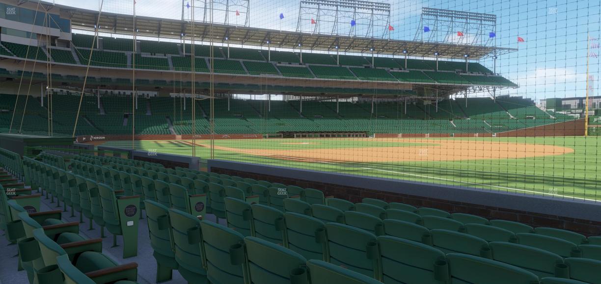 Wrigley Field - Section Makers Mark Barrel Room 29 Seat View