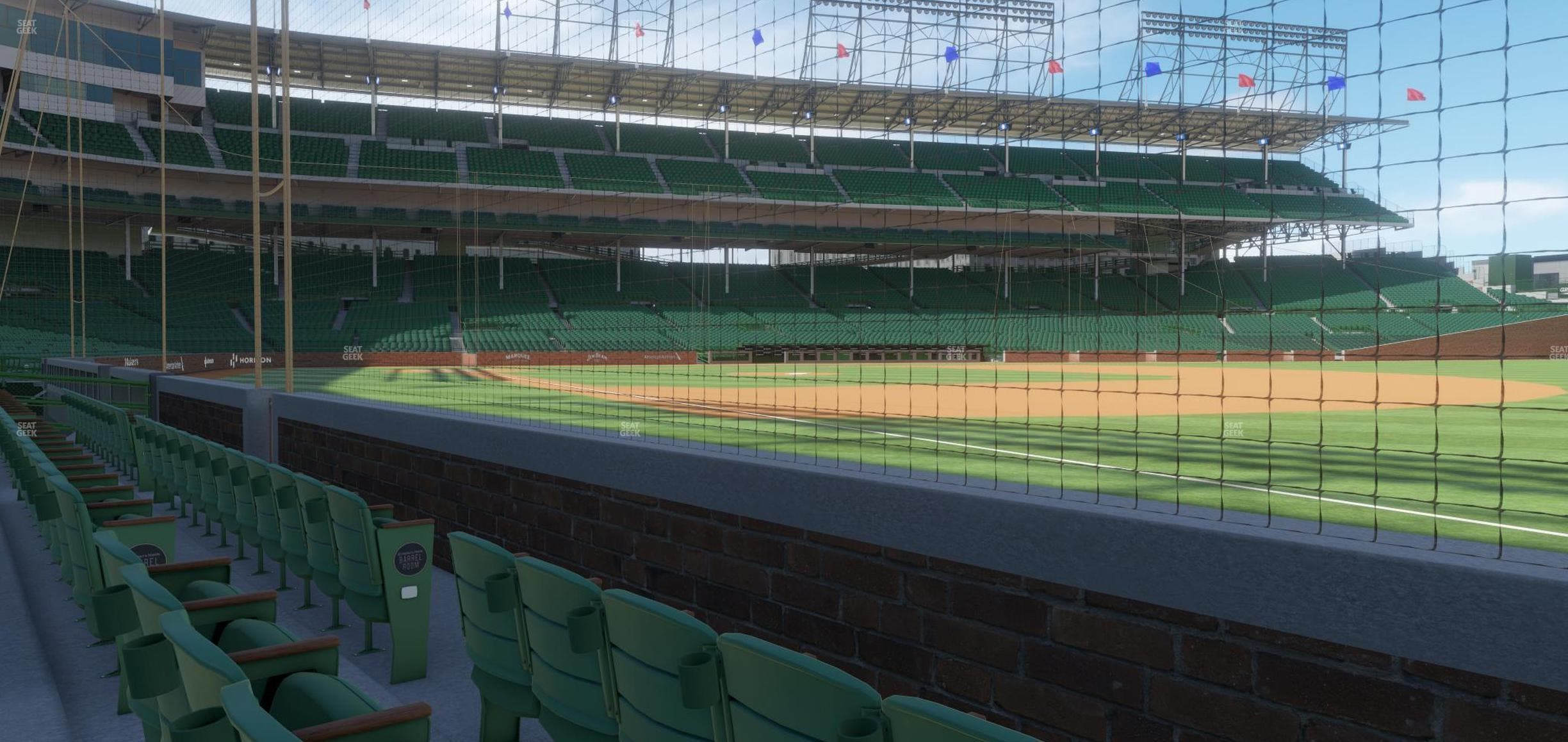 Wrigley Field - Section Makers Mark Barrel Room 29 Seat View