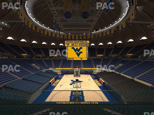 WVU Coliseum - Section 101 Seat View