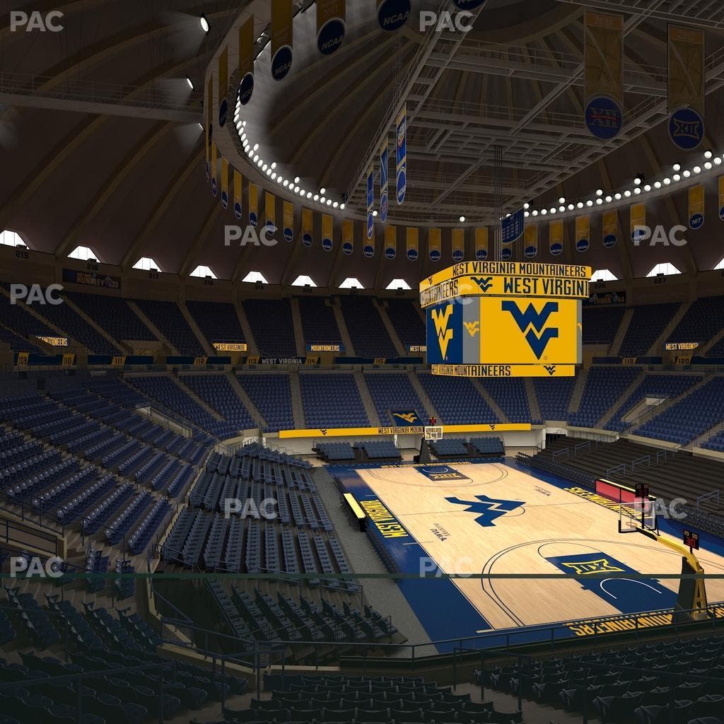 WVU Coliseum - Section 103 Seat View