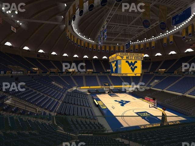 WVU Coliseum - Section 103 Seat View