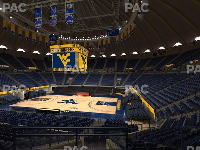 WVU Coliseum - Section 106 Seat View