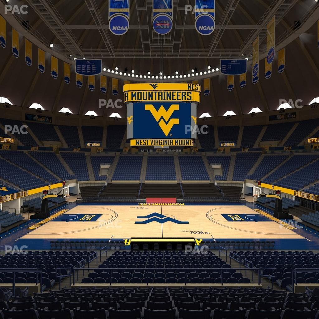 WVU Coliseum - Section 108 Seat View