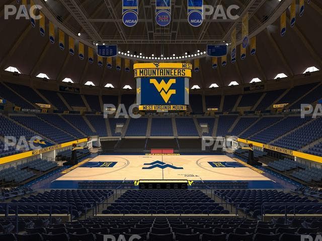 WVU Coliseum - Section 108 Seat View